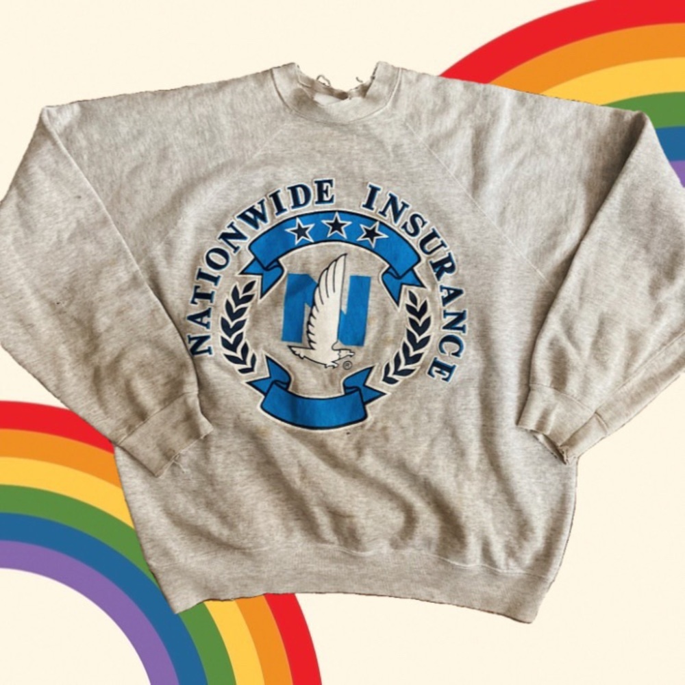 Vintage Tultex Thrashed Sweatshirt